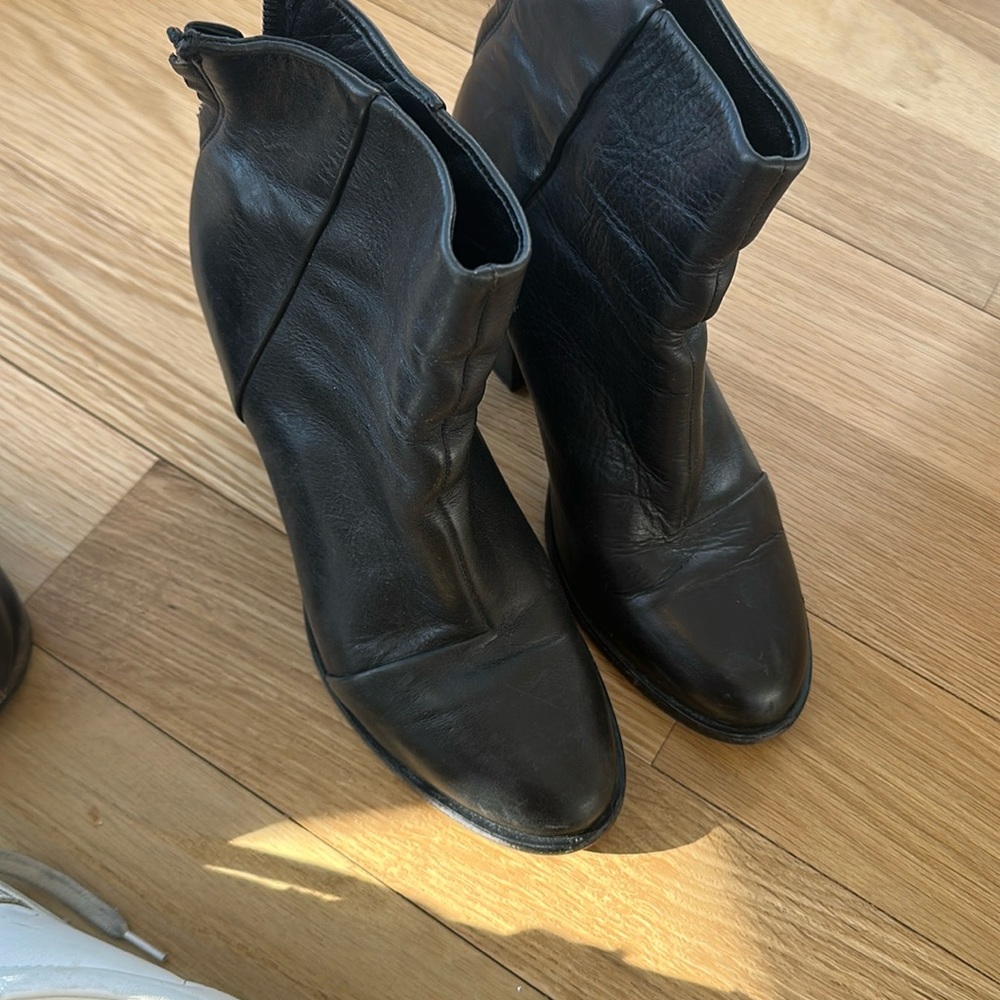 Black rag and bone boots